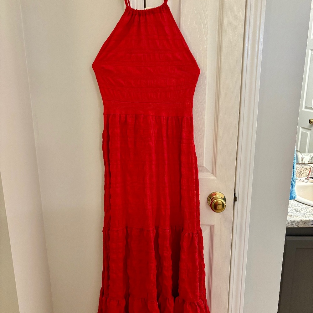 Women’s Red Maxi Dress
